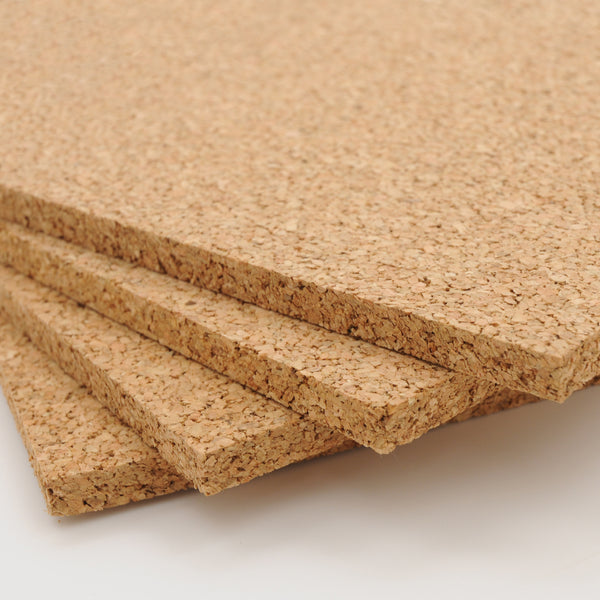 610mm x 450mm Non Adhesive Cork Sheet - Pack Of 4